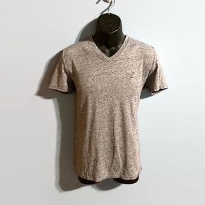 American Eagle Men’s Athletic Fit Gray V-Neck T-Shirt